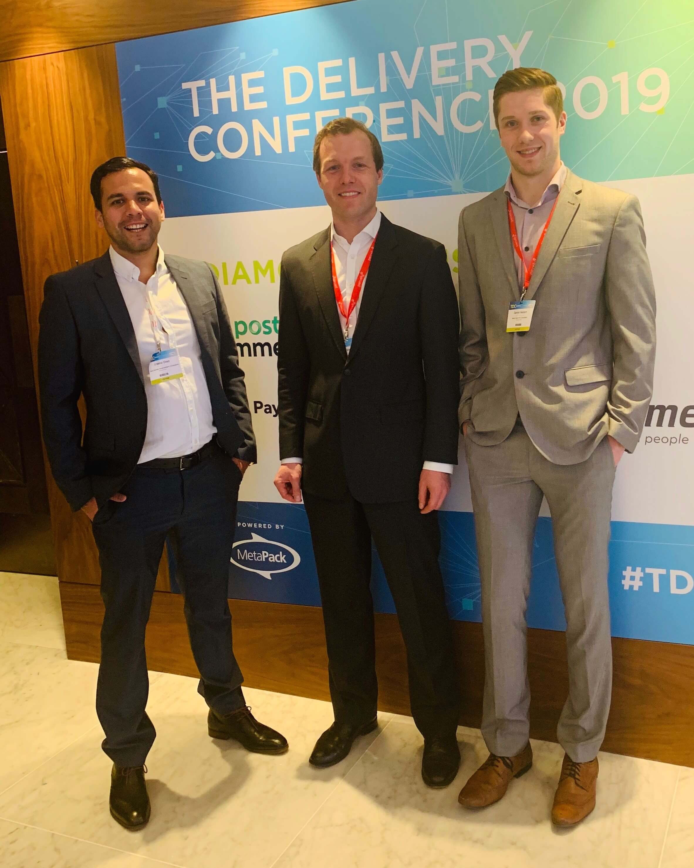 Parcelly Team at Metapack Delivery conference 2019 cropped